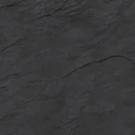 Black Sintered Stone Texture with matte dark surface and subtle layered rock relief