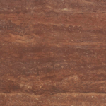 Terra Red 3D Toned Travertine texture with earthy red layers and rich mineral variation