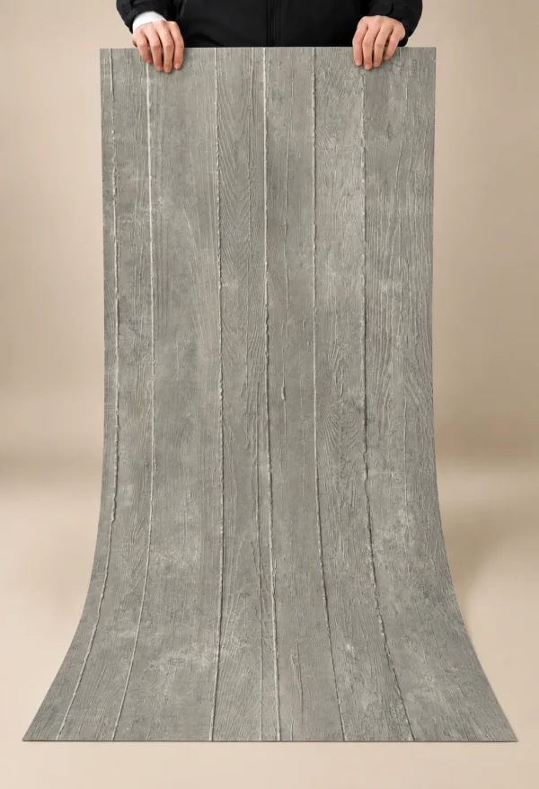 YITA Mist Oak gray wood grain flexible stone panel