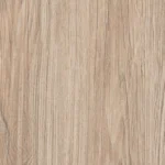 Close-up of YITA Sand Oak wood grain surface showing fine vertical lines, natural knots and subtle beige-brown color variations.