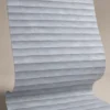 YITA Silver Ridge Flexible Stone Curved light gray flexible stone sheet with horizontal layered ridges